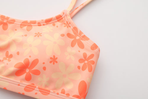 FLOWER POWER KNOT BIKINI HIGH LEG THONG