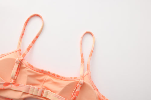 FLOWER POWER KNOT BIKINI HIGH LEG THONG