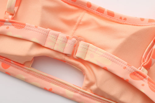 FLOWER POWER KNOT BIKINI HIGH LEG THONG