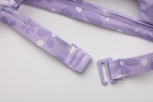 FLOWER POWER KNOT BIKINI HIGH LEG THONG