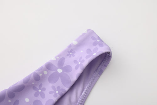 FLOWER POWER KNOT BIKINI HIGH LEG THONG