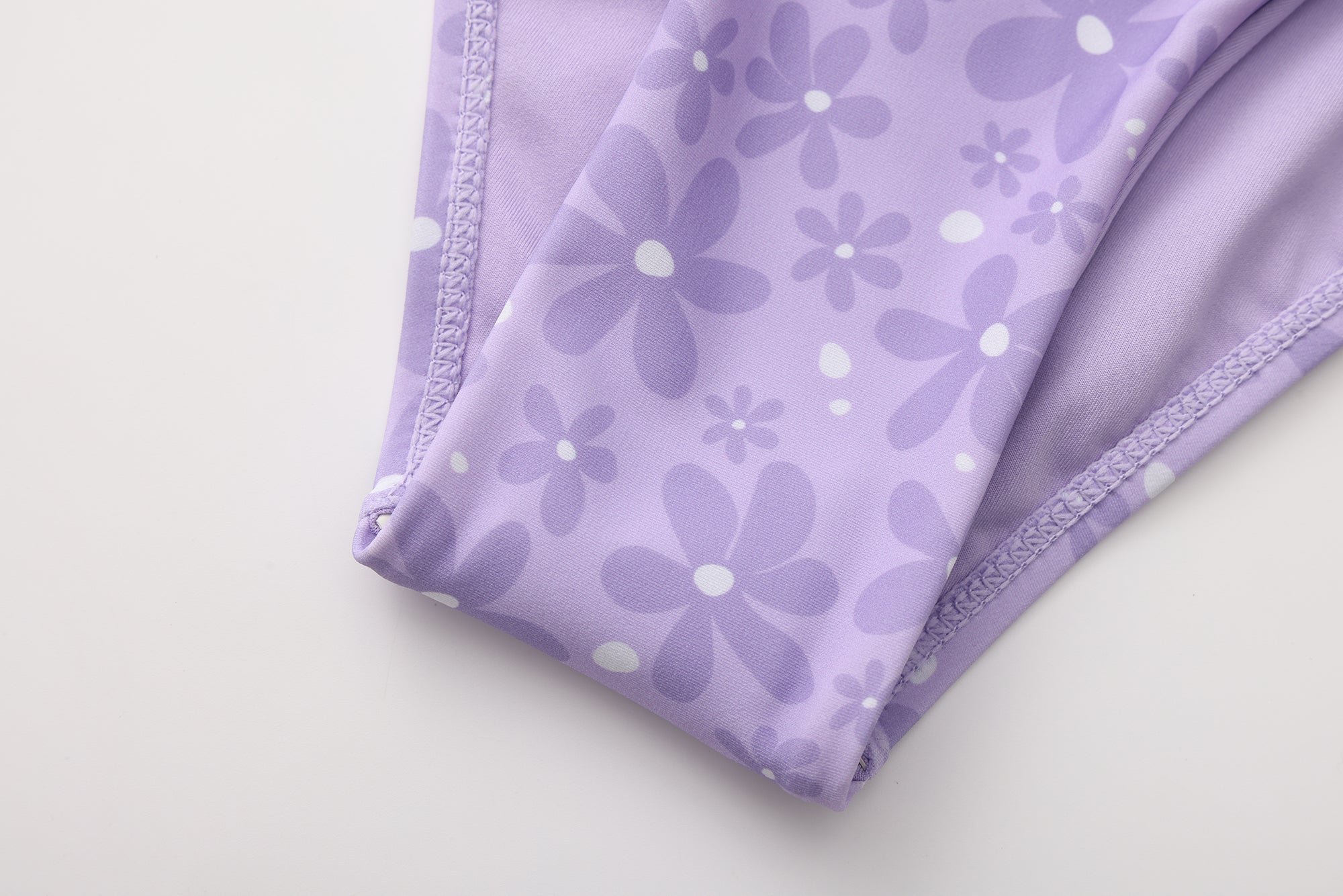 FLOWER POWER KNOT BIKINI HIGH LEG THONG