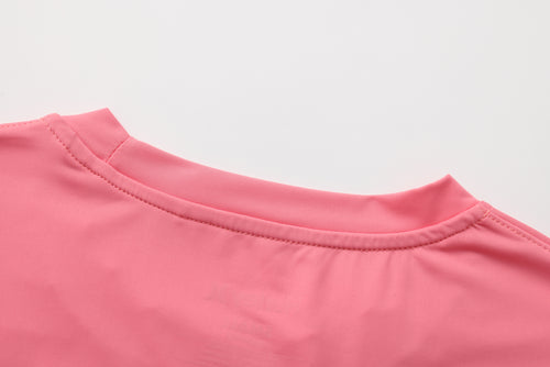 SCRIPT MOCK NECK SUNSHIRT