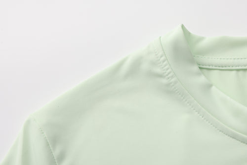 SCRIPT MOCK NECK SUNSHIRT