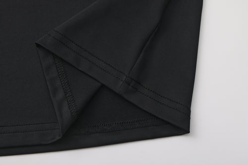 SCRIPT MOCK NECK SUNSHIRT