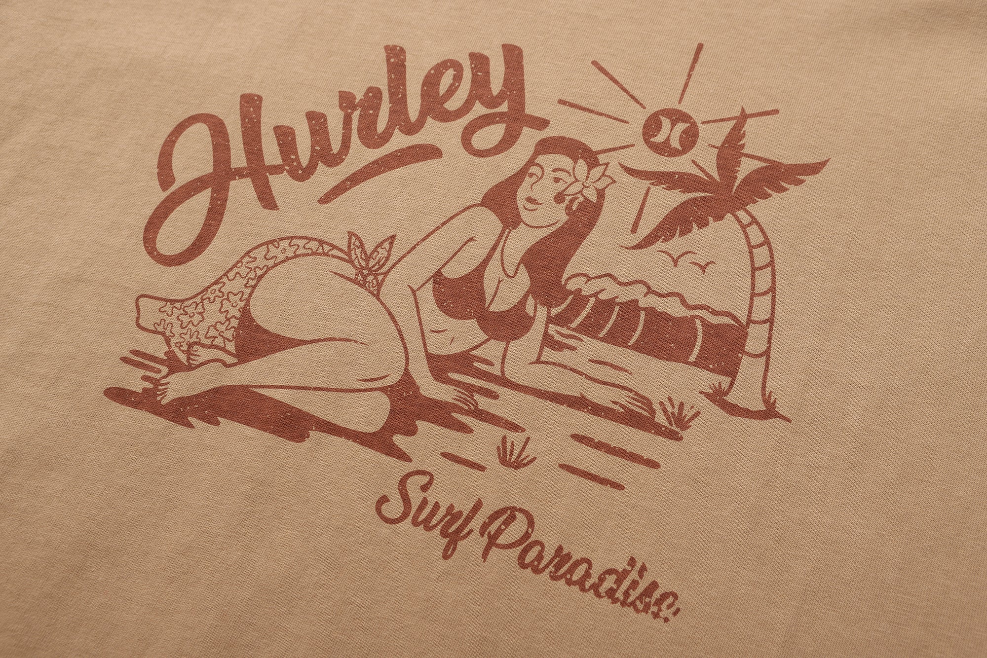 SS SURFER SKULL T-SHIR HURLEY