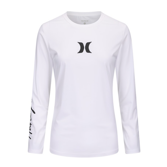 RASHGUARD HURLEY MANGA LARGA PARA DAMA