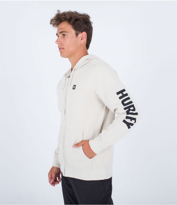 SUDADERA CON CAPUCHA Y ZIPPER - ICON BOXED