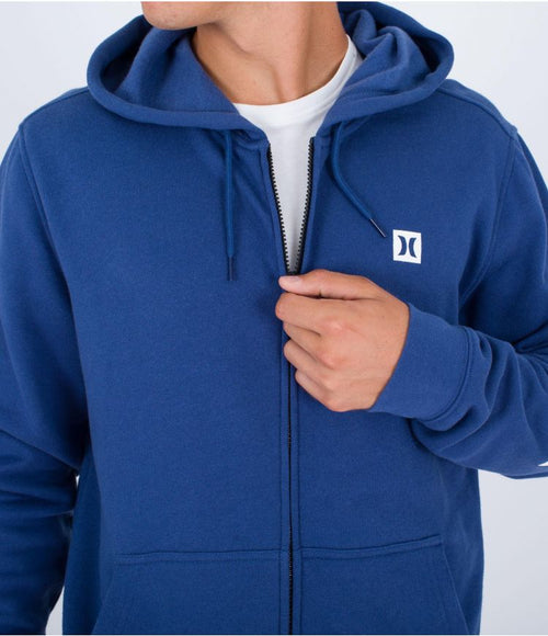SUDADERA CON CAPUCHA Y ZIPPER - ICON BOXED