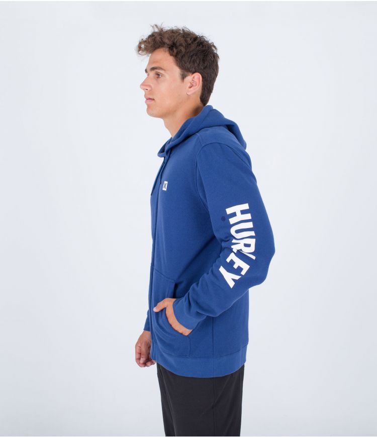 SUDADERA CON CAPUCHA Y ZIPPER - ICON BOXED