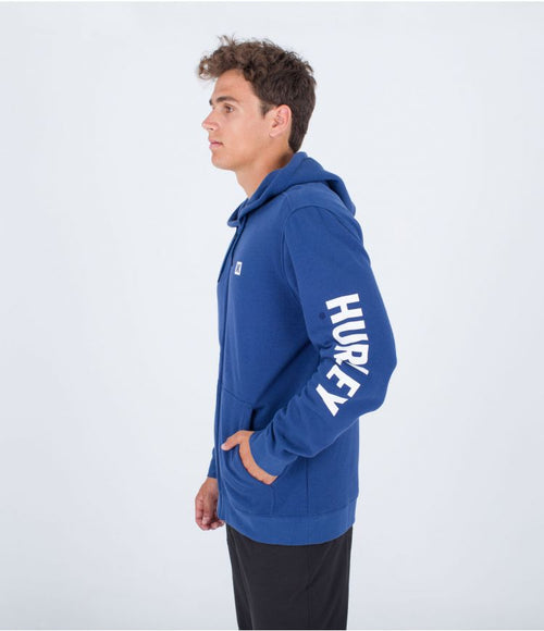 SUDADERA CON CAPUCHA Y ZIPPER - ICON BOXED