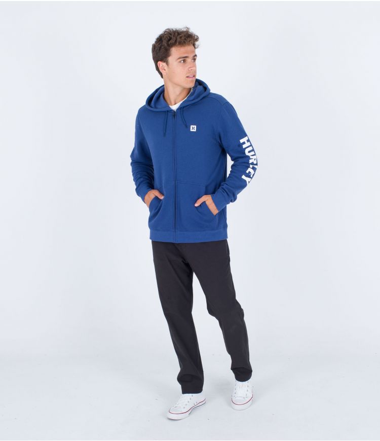 SUDADERA CON CAPUCHA Y ZIPPER - ICON BOXED