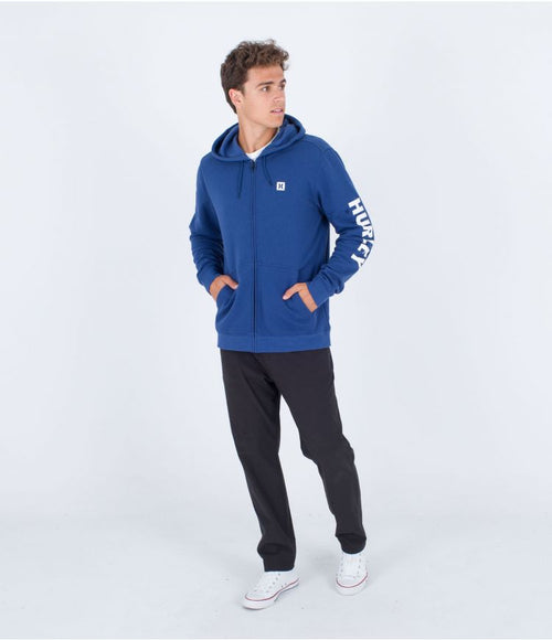 SUDADERA CON CAPUCHA Y ZIPPER - ICON BOXED