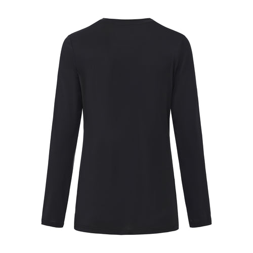 SCRIPT MOCK NECK SUNSHIRT