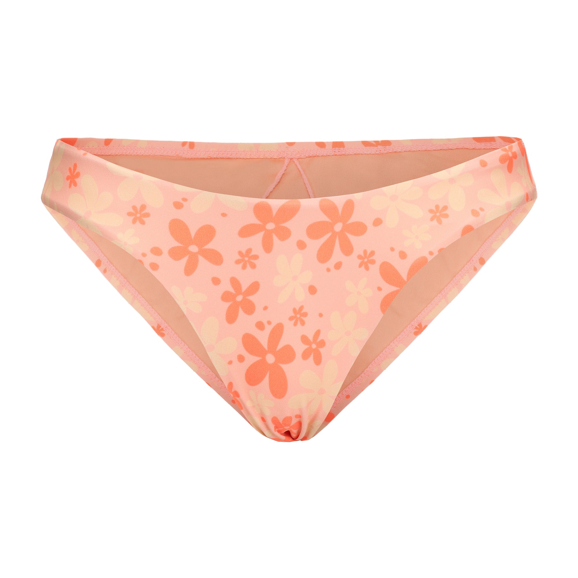 FLOWER POWER KNOT BIKINI HIGH LEG THONG