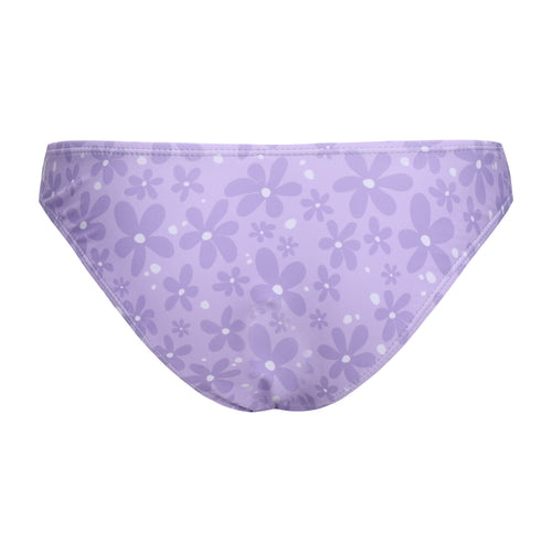 FLOWER POWER KNOT BIKINI HIGH LEG THONG