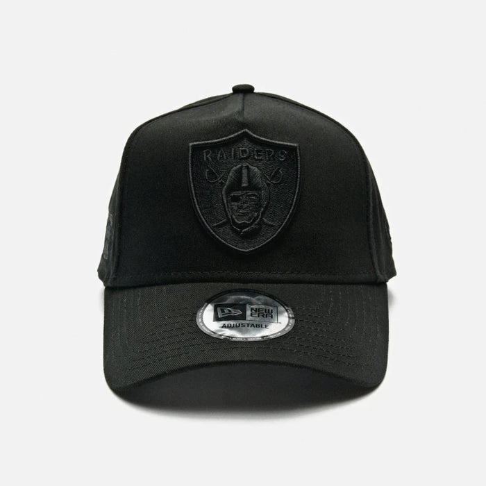 LAS VEGAS RAIDERS MONOCHROME EFRAME SNAPBACK CAP BLACK