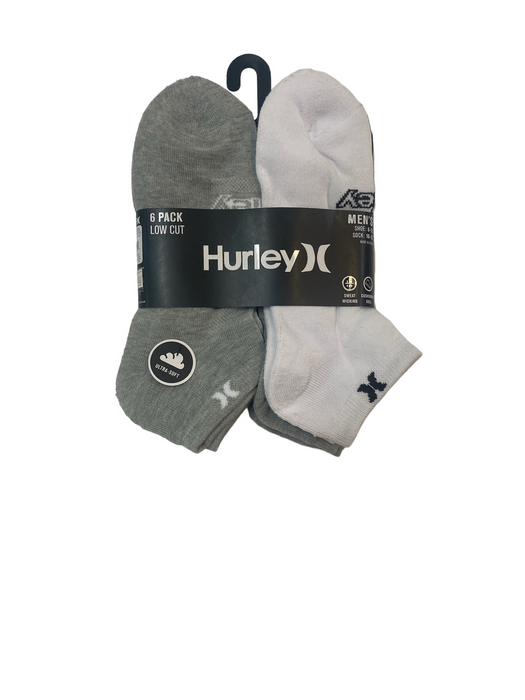 CALCETINES DE HOMBRE HURLEY 6PK WHITE/MULTI