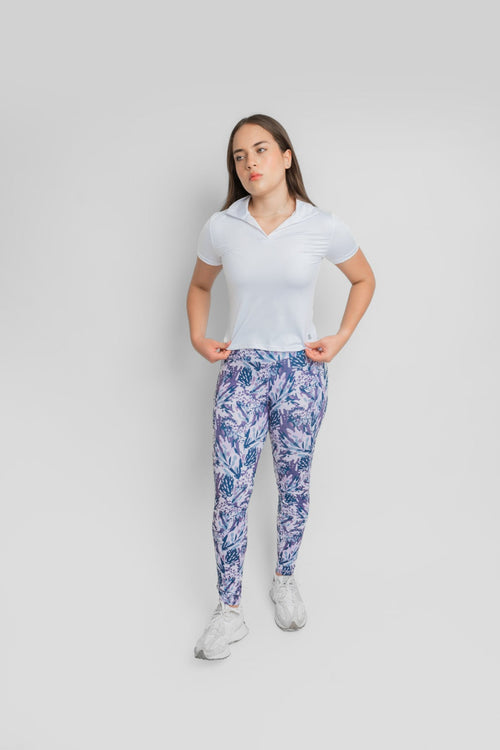 BLUSA DEPORTIVA CON CUELLO