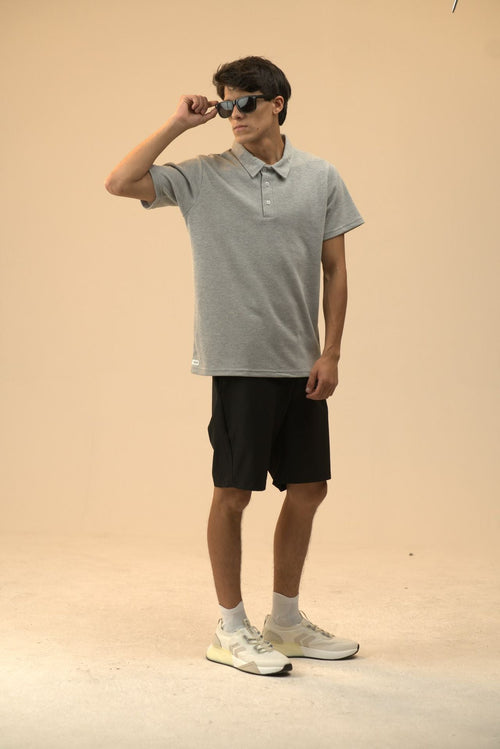 Camisa polo textura