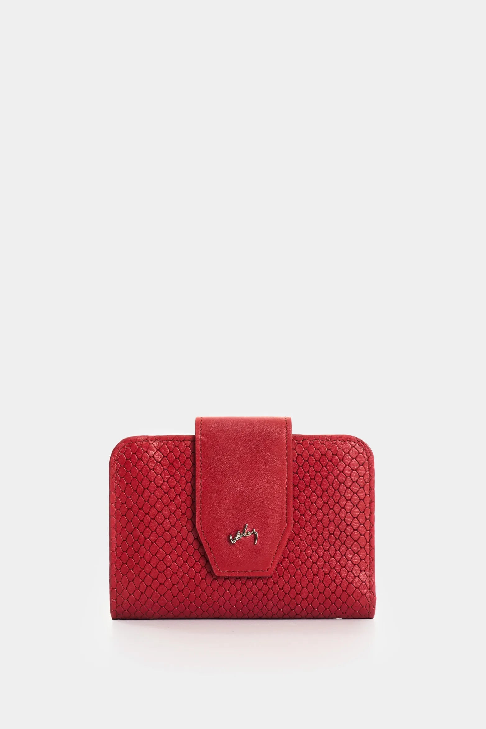 1039071 Billetera de cuero grabado para mujer Hiedra