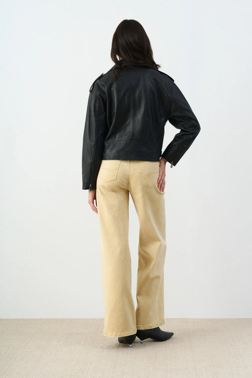 1039235 Chaqueta Biker de cuero para mujer Tessa