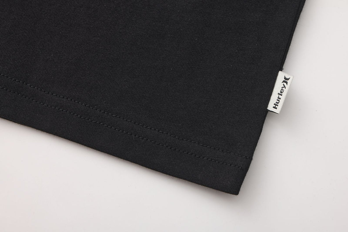 HZ261T60013-100-BLOCKED LOGO SS TEE
