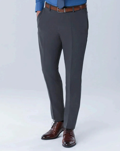 ME-0045303 Pantalón vestir manhattan slim fit 4 way stretch gris