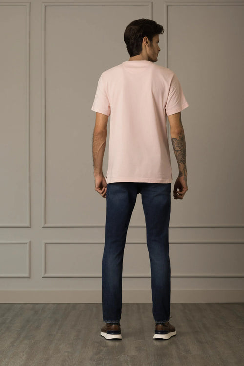 1033203 Camiseta perú cuello redondo para hombre basica jersey