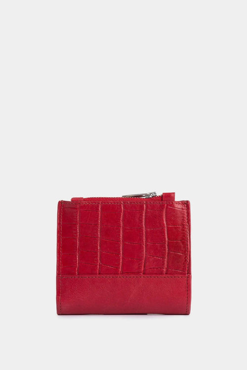 BILLETERA DE CUERO GRABADO PARA MUJER GOLDEN