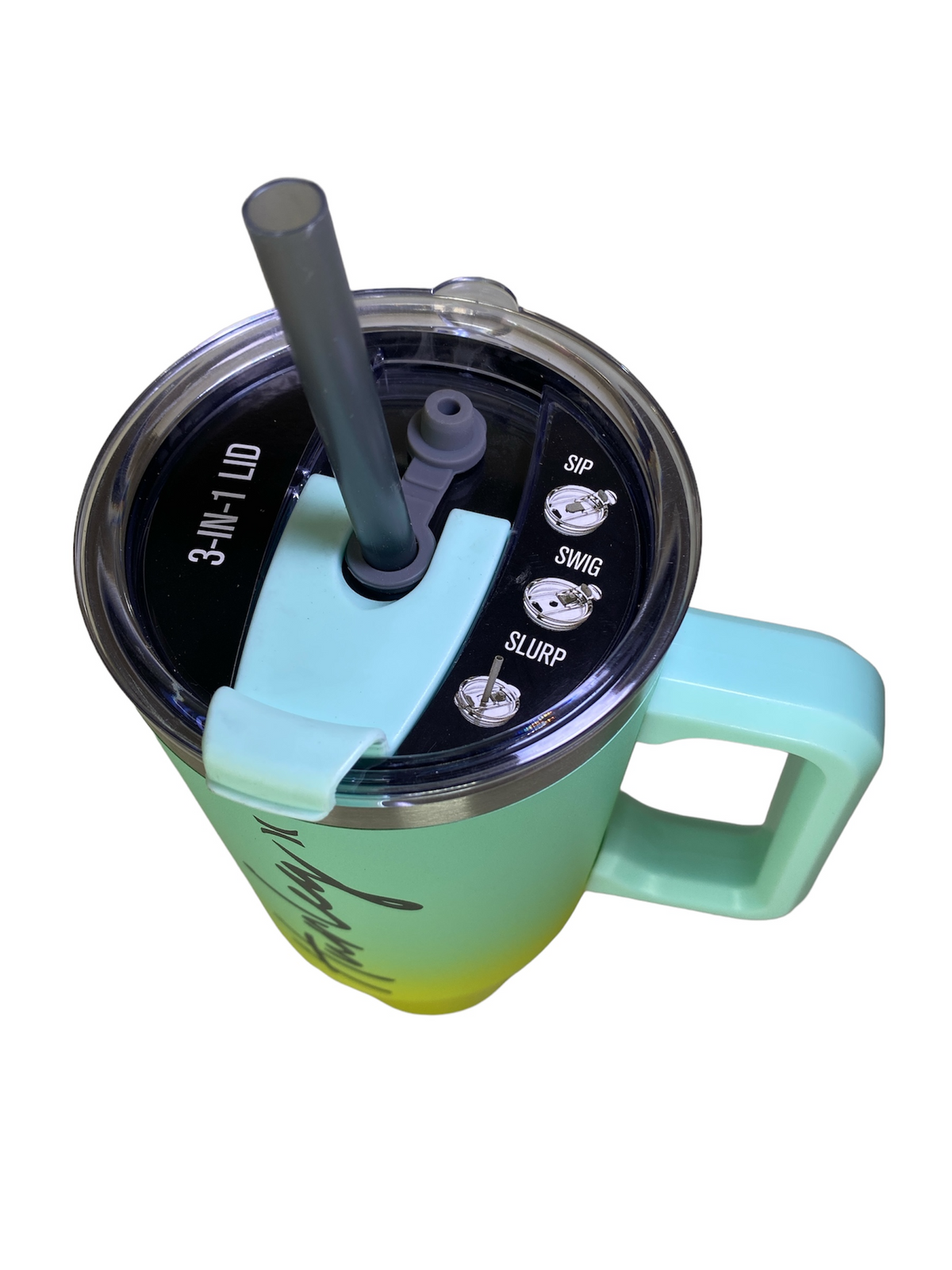 TAZA TÉRMICA DE ACERO INOXIDABLE 40 ONZAS ACCESORIOS