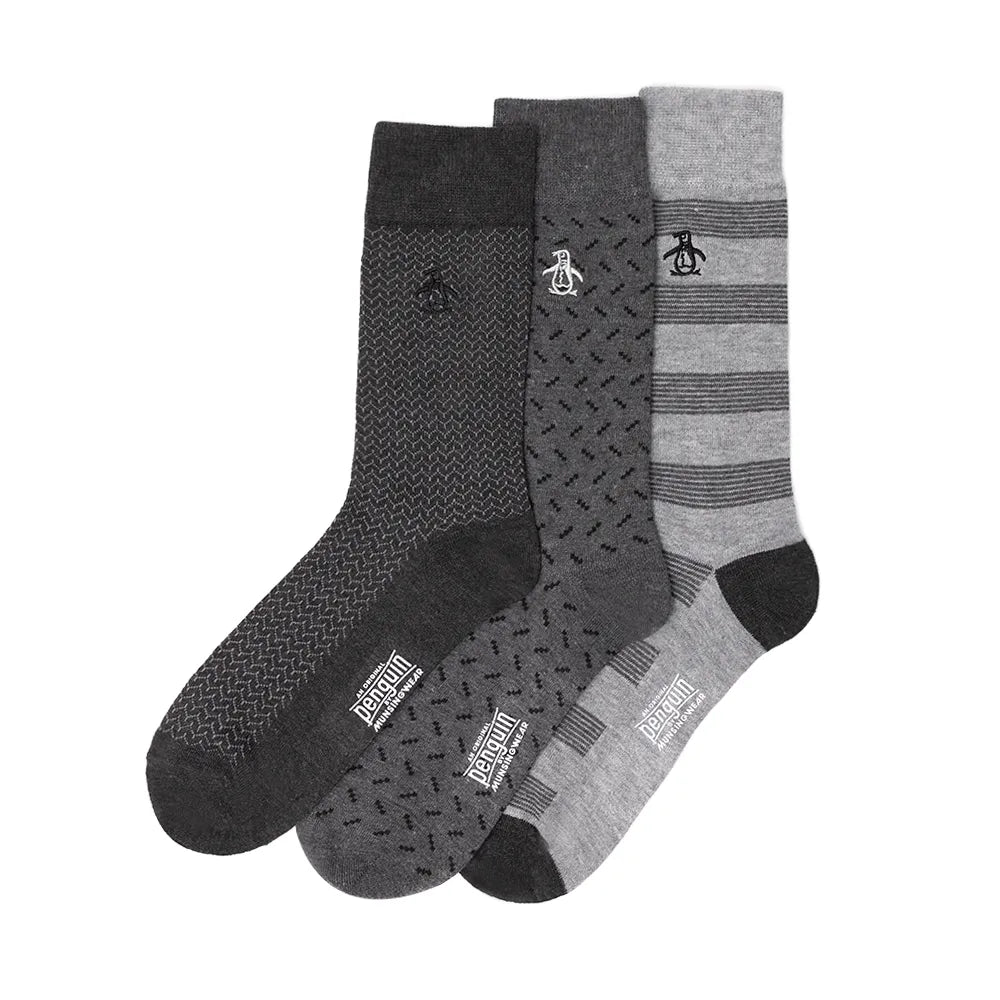 GE-T1018GRY CALCETINES BASICO TRIPACK