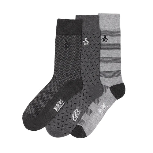 GE-T1018GRY CALCETINES BASICO TRIPACK
