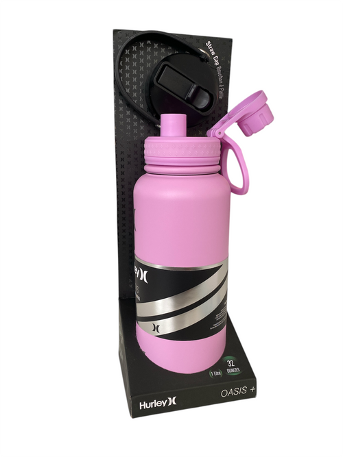 BOTELLA 32 OZ HURLEY DOBLE TAPADERA ACCESORIOS