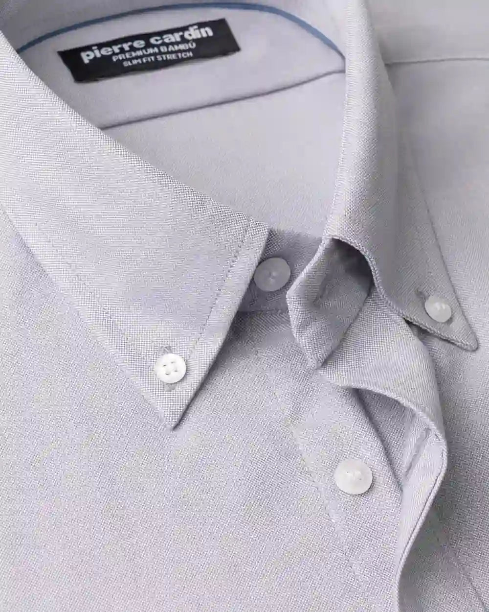 OX-0000201 Camisa de vestir slim fit oxford bambú stretch gris