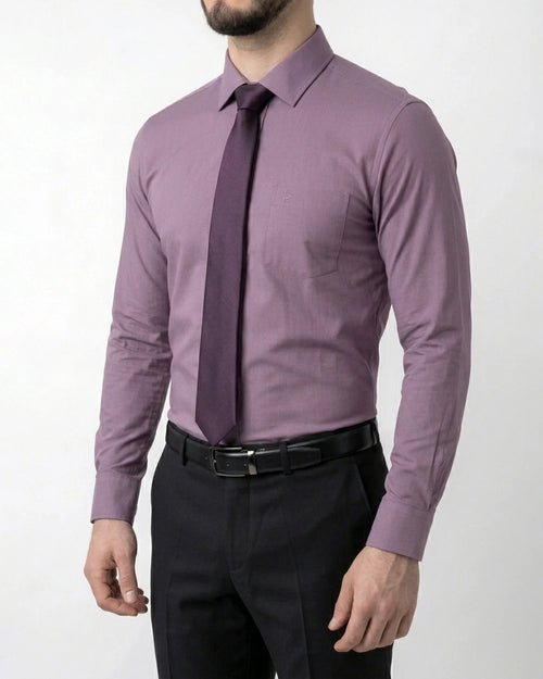 PZ-0000201 Premium bambú stretch signature piqué morado