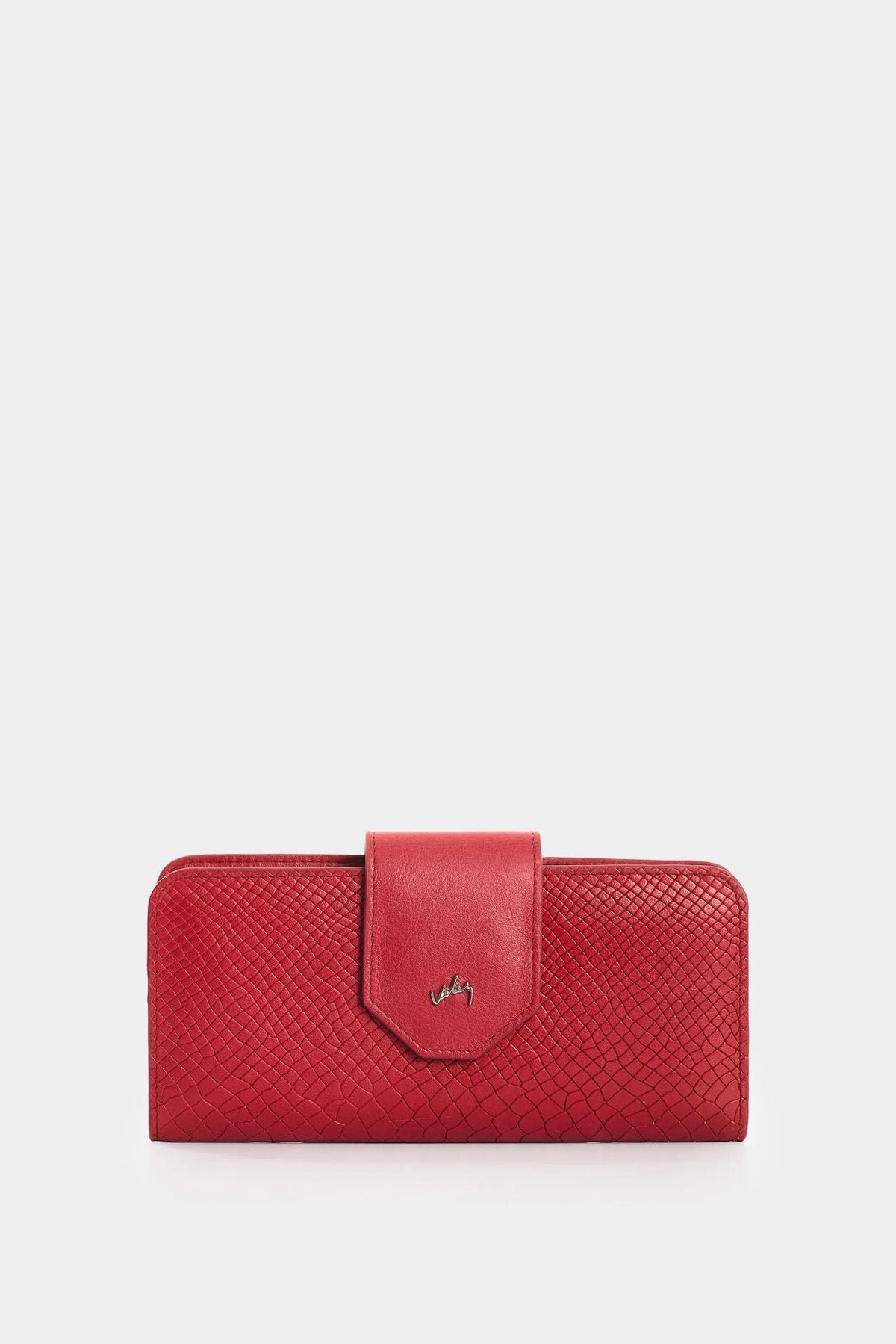 BILLETERA PORTA CHEQUERA DE CUERO GRABADO PARA MUJER EXTRAVAGANZA