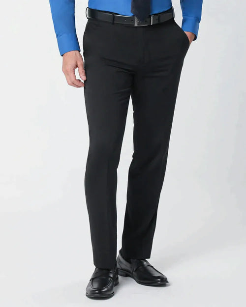 ME-0045301 Pantalón vestir manhattan slim fit 4 way stretch negro