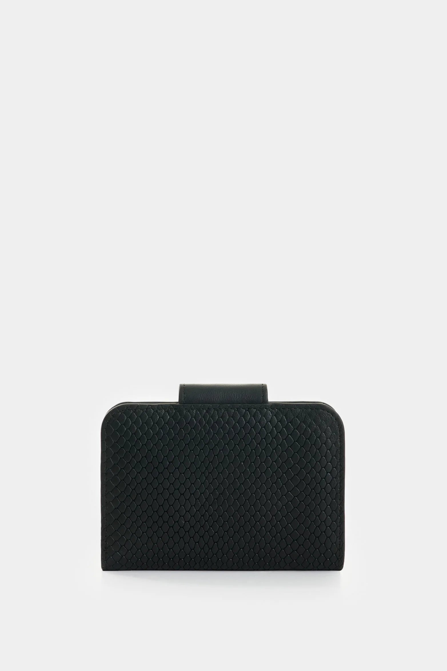 1039071 Billetera de cuero grabado para mujer Hiedra