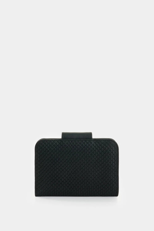 1039071 Billetera de cuero grabado para mujer Hiedra