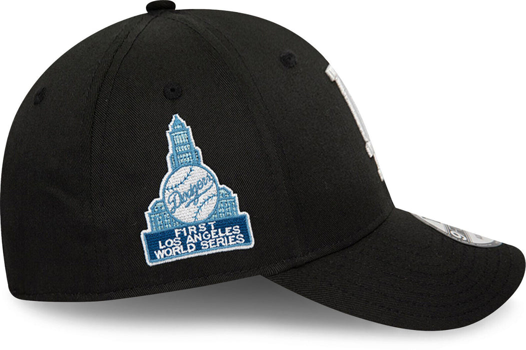 Los Angeles Dodgers New Era 9Forty MLB Team Patch Black Baseball Cap