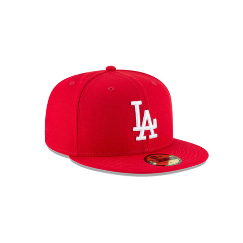 New Era MLB Basic 59fifty Los Angeles Dodgers Scarlet