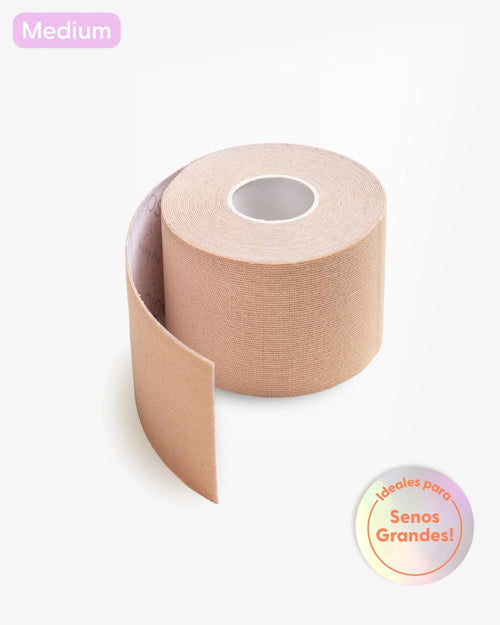 CINTA ADHESIVA PARA LEVANTAMIENTO DE PECHO MEDIANA (No Apto Para Pieles Sensibles)