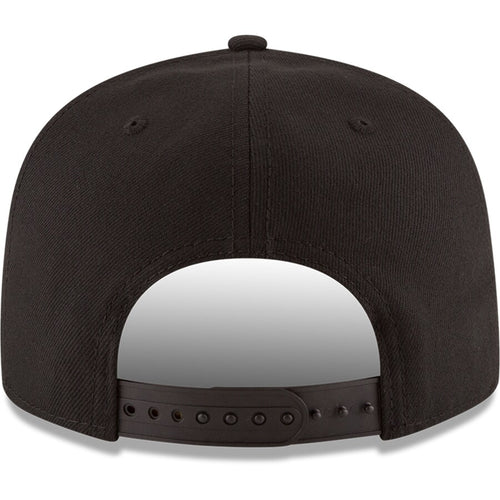 Men's Chicago Bulls New Era Black Black & White Logo 9FIFTY