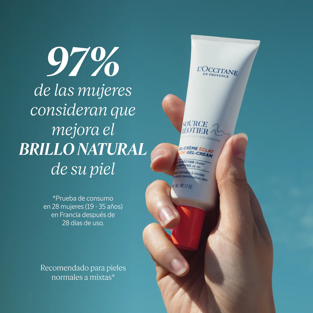 Gel-crema iluminadora Source Réotier 50 ml