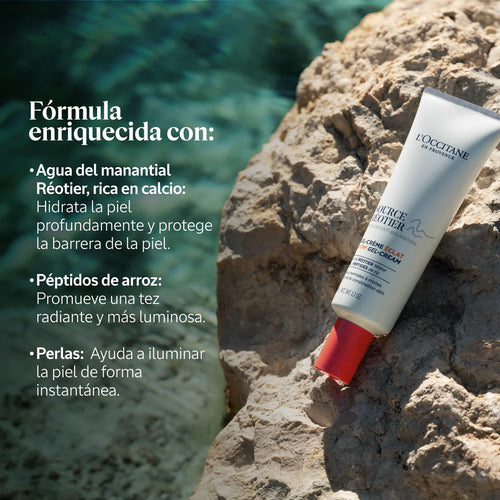 Gel-crema iluminadora Source Réotier 50 ml