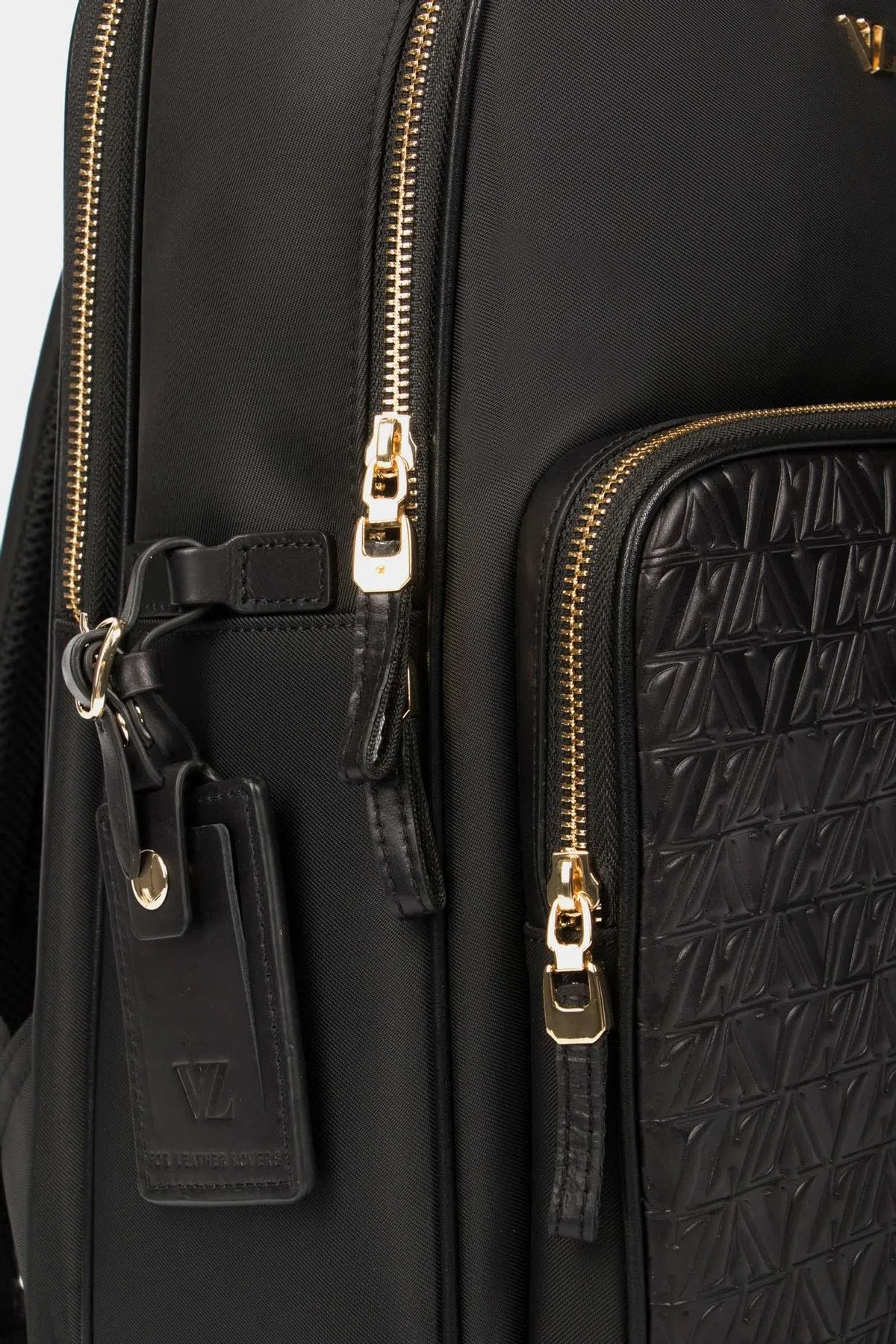 Mochila roselli con cuero