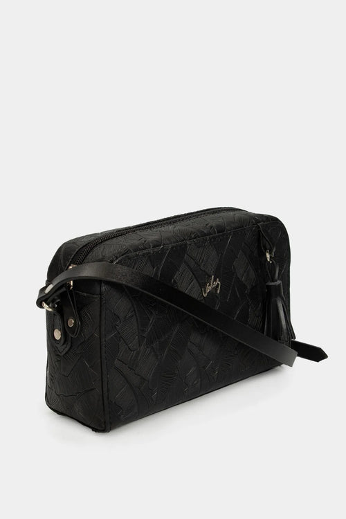 MANOS LIBRES VERONA DE CUERO PARA MUJER GRABADO PLACA PALMERA