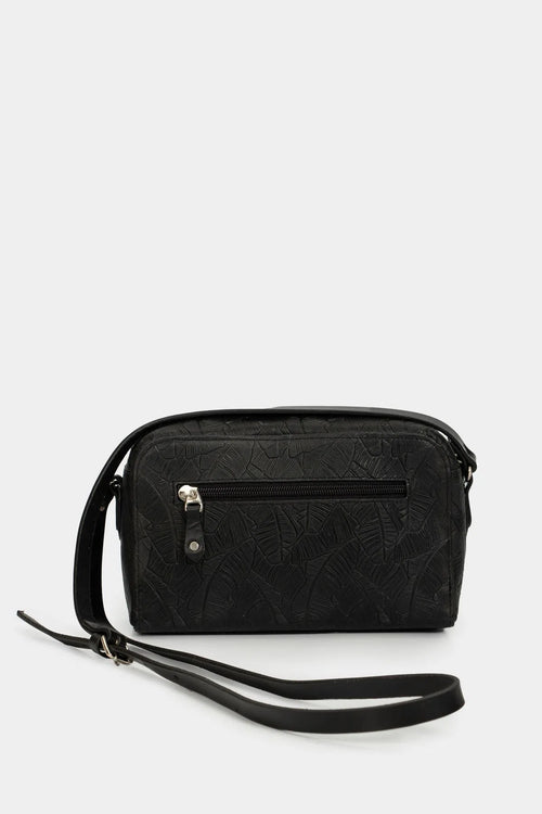 MANOS LIBRES VERONA DE CUERO PARA MUJER GRABADO PLACA PALMERA