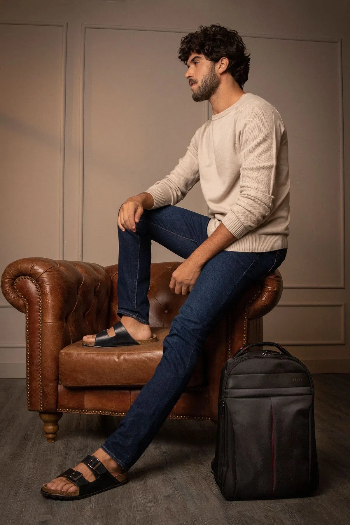 Mochila lona monocromatico